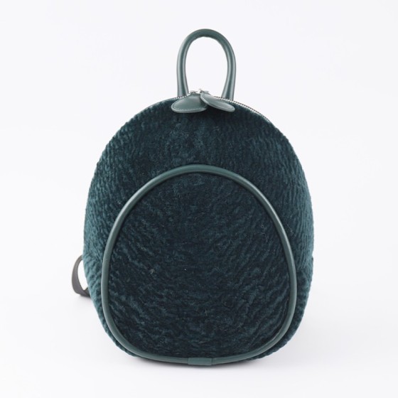 Genuine Shearling Lamb Fur Mini Backpack