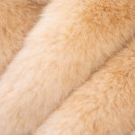 Women's Luxury Short Fox Fur Jacket with Shawl Collar