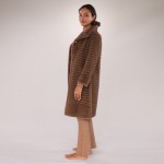 Faux Mink Fur Coat